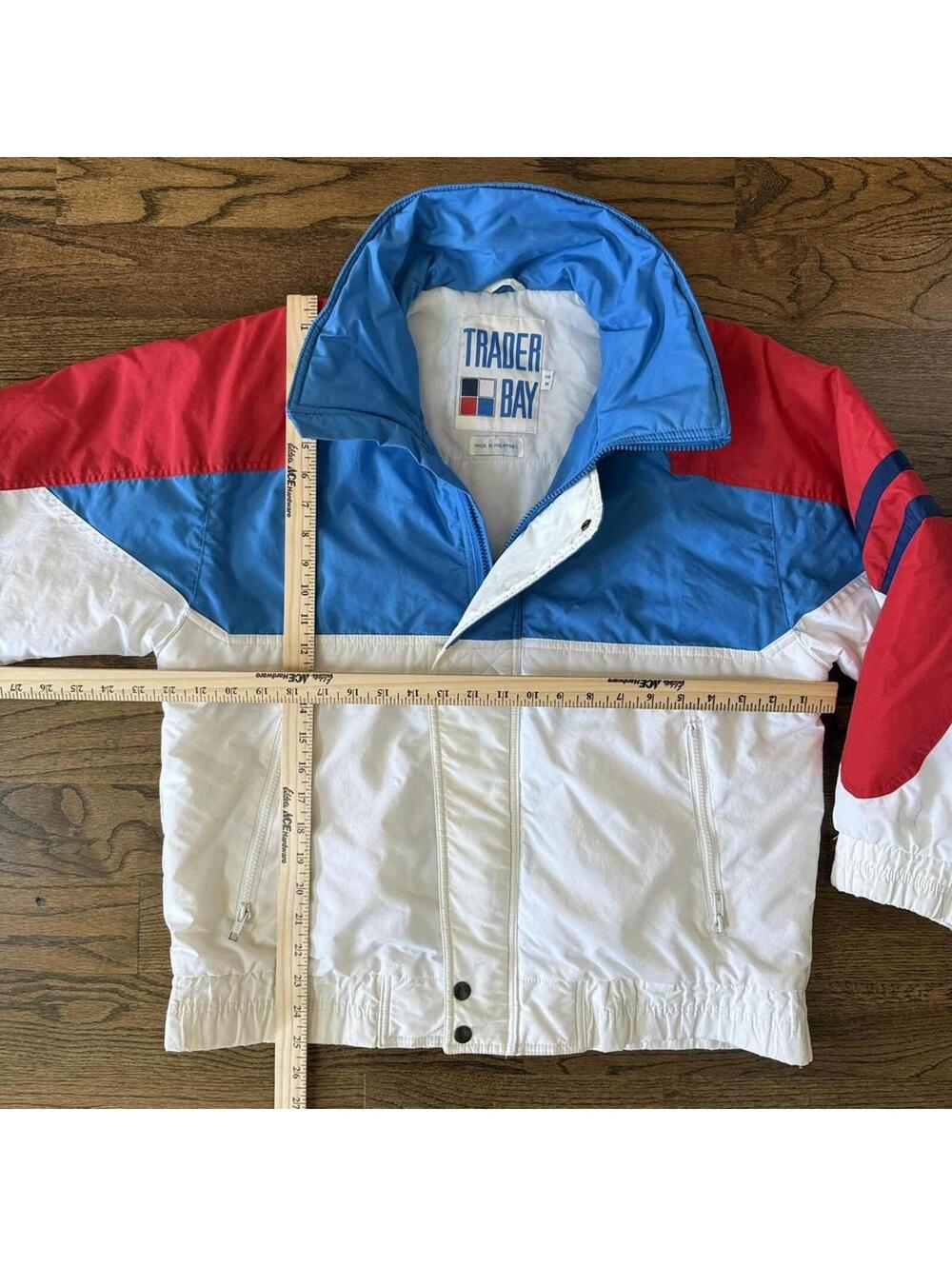 🏁 Vintage Trader Bay Colorblock Ski Jacket — Unisex M - Picture 6 of 8
